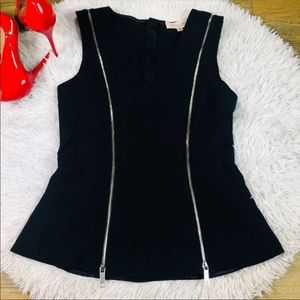 Philosophy black sleeveless top